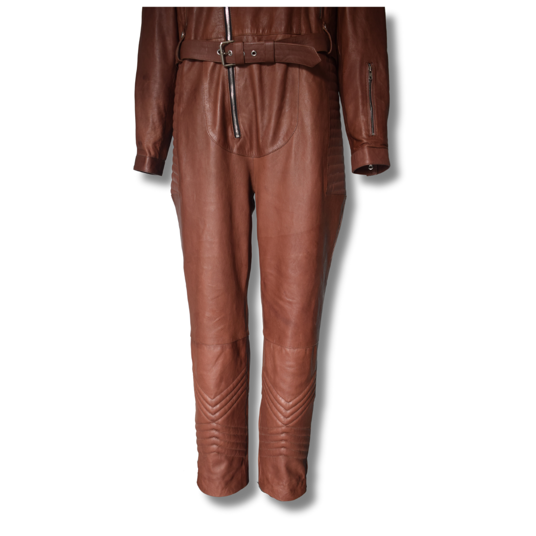 Ezra Quilted Leather Jumpsuit