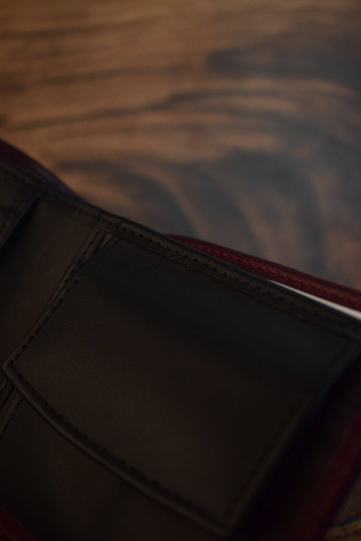 Tundra Maroon RFID Wallet