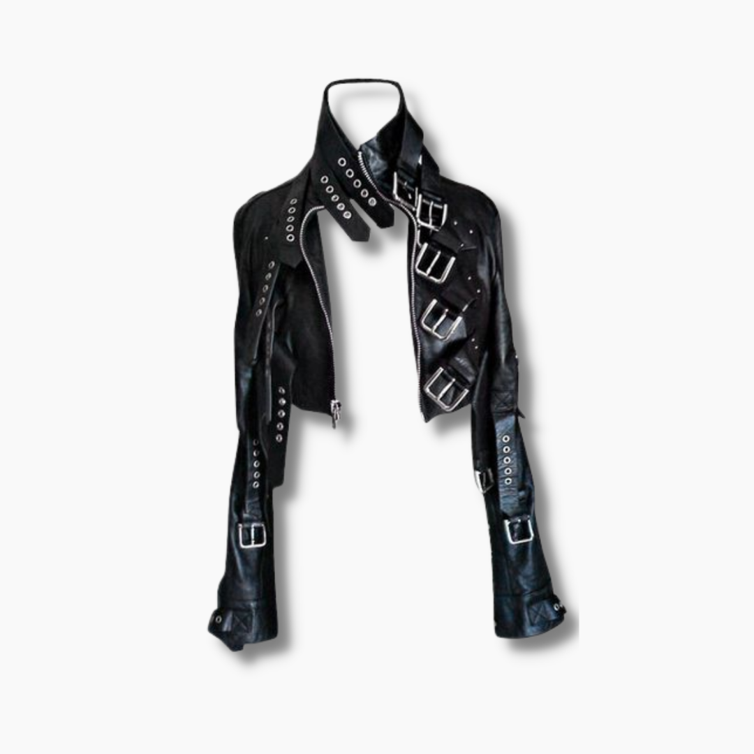 studded leather jacket punk