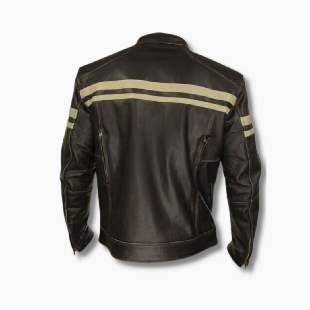 Mens Bomber Leather Jacket