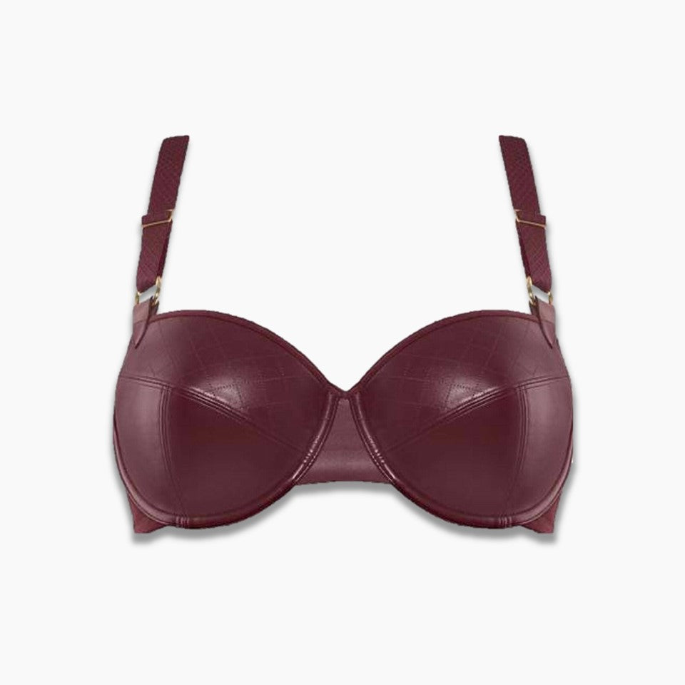 Women Genuine Leather Sexy Bra Top With Adjustable Back For Clubwear Movenera Women Genuine Leather Sexy Bra Top With Adjustable Back For Clubwear Movenera