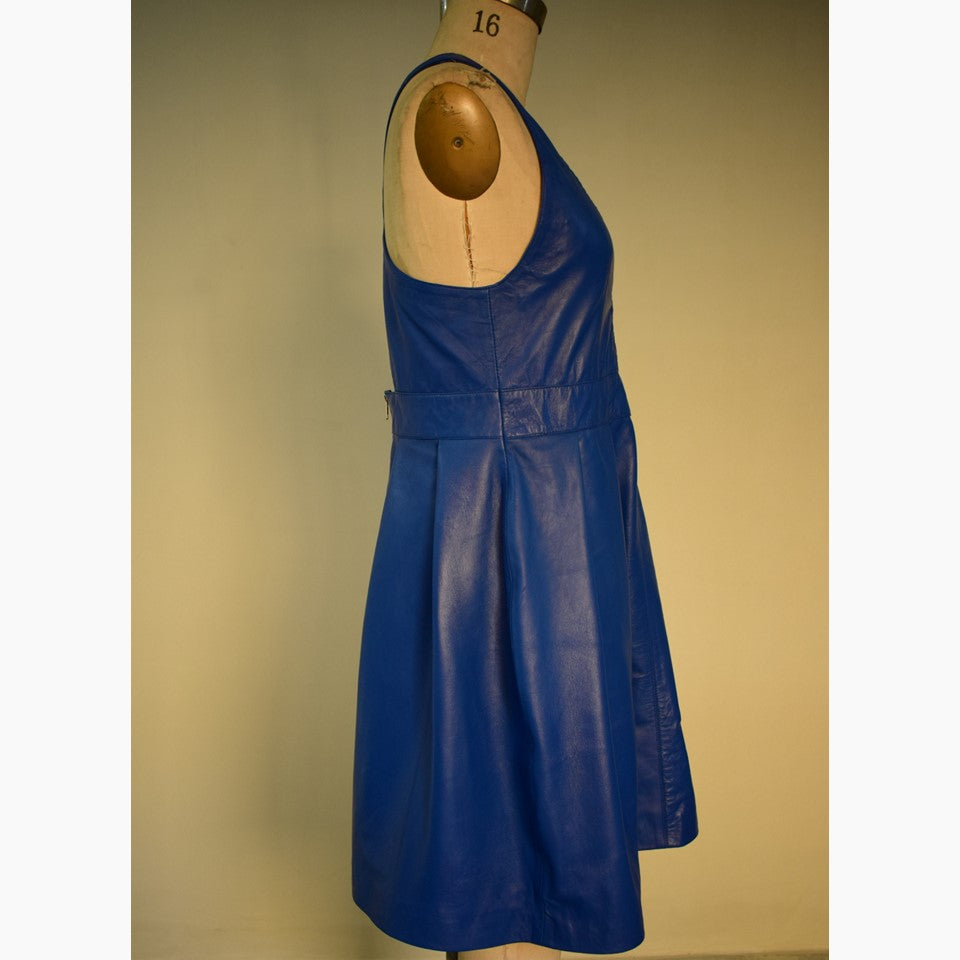 Leather Women fit & flared Outfit