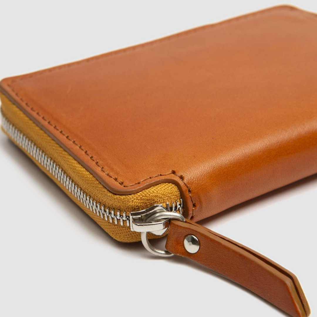 Genuine Leather Small Zipped Wallet/Real Leather Small Zipped Card Holder