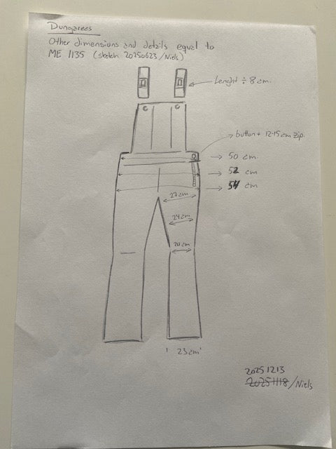 Custom Dungaree for Niels