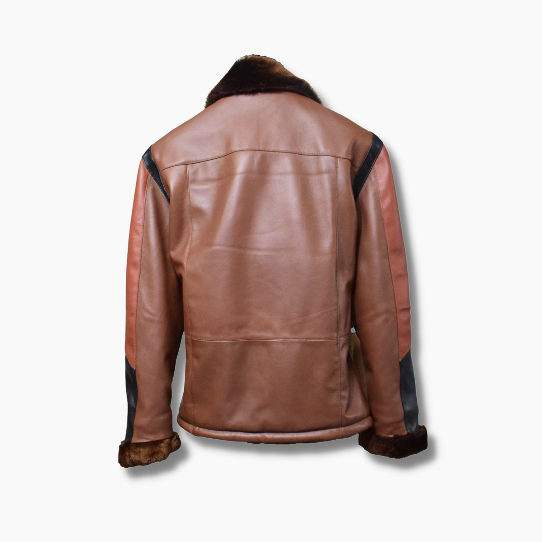 aviator leather jacket for men