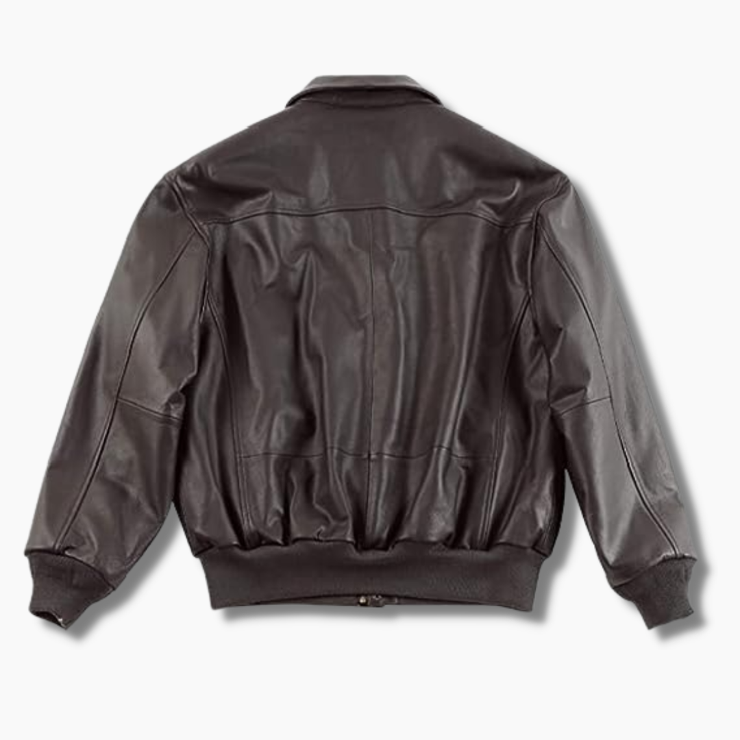 leather bomber jacket air force