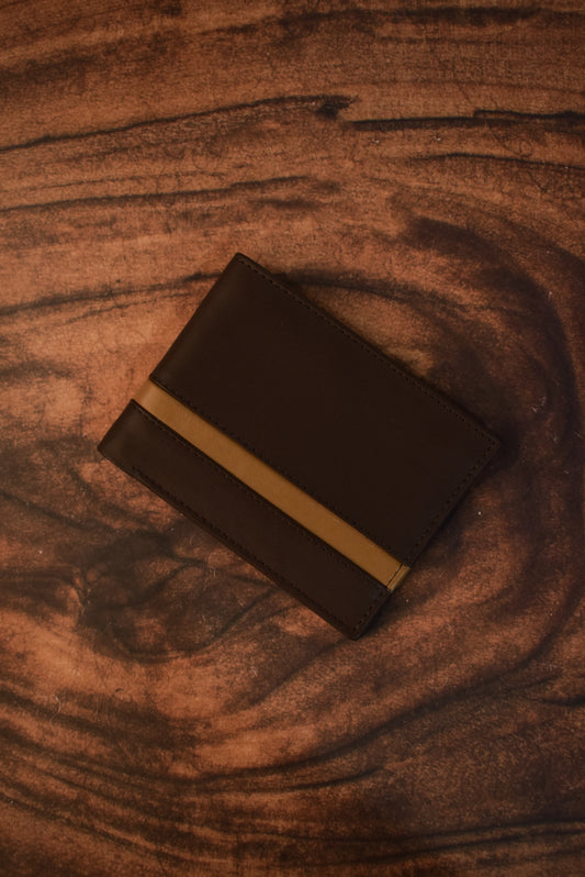 Iconic Brown & Tan Wallet