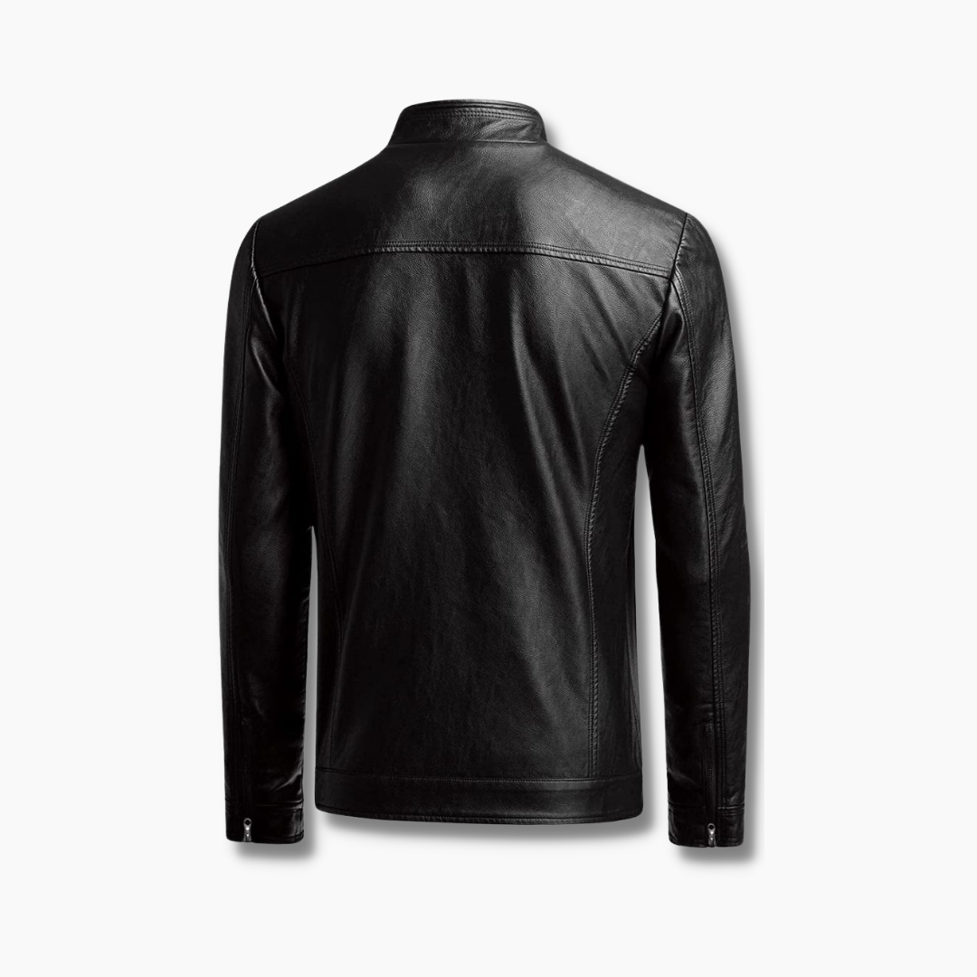 good quality leather biker jacket