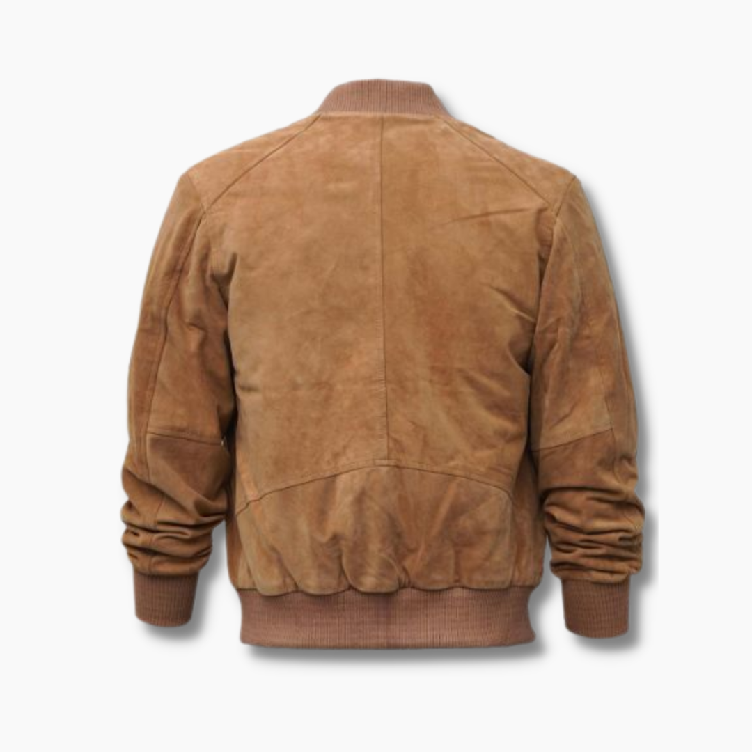 best suede bomber jacket