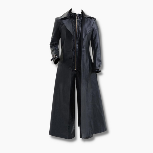 Albert Wesker Leather Coat Resident Evil 5 Cosplay Costume