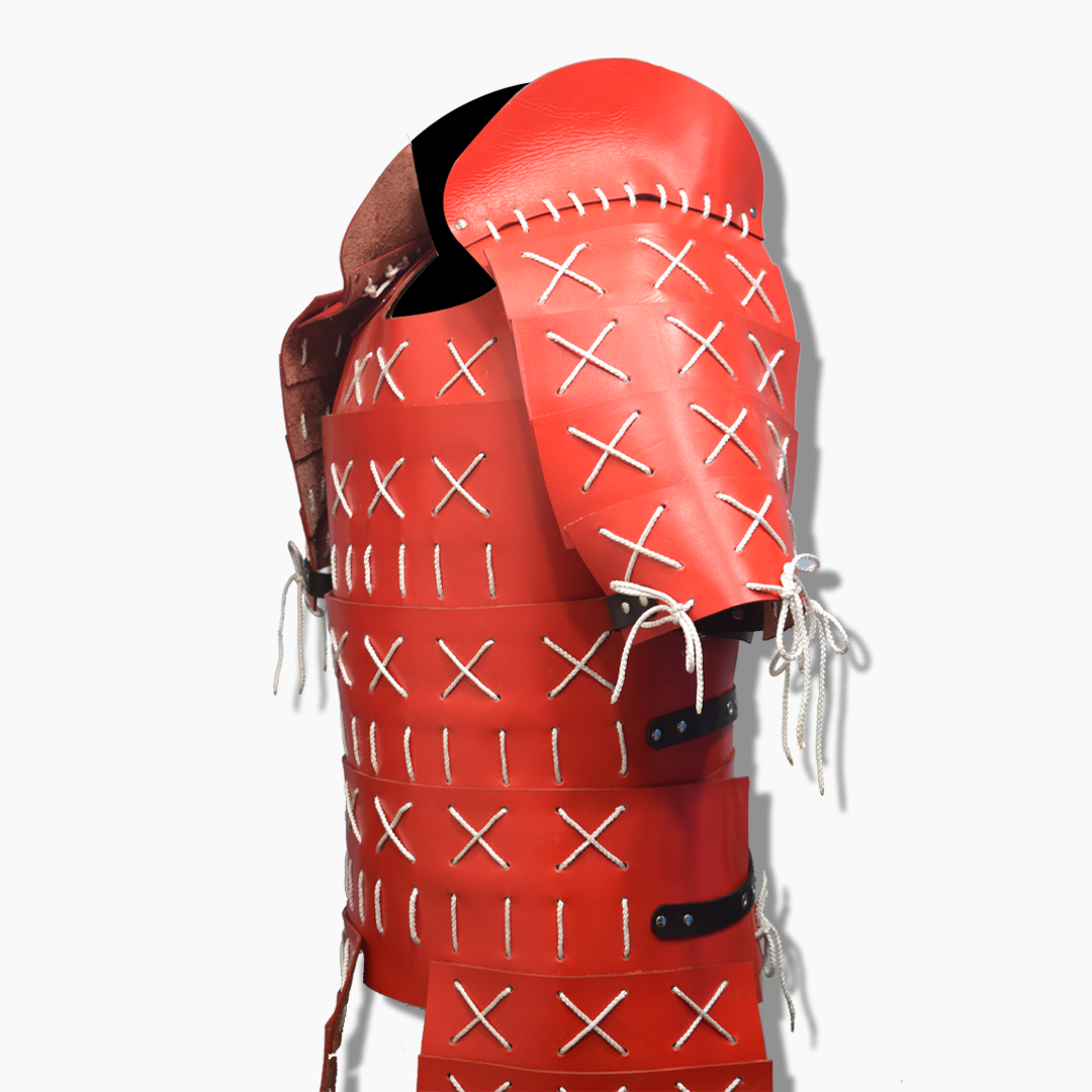 Kikuchio Red Leather Samurai Armor