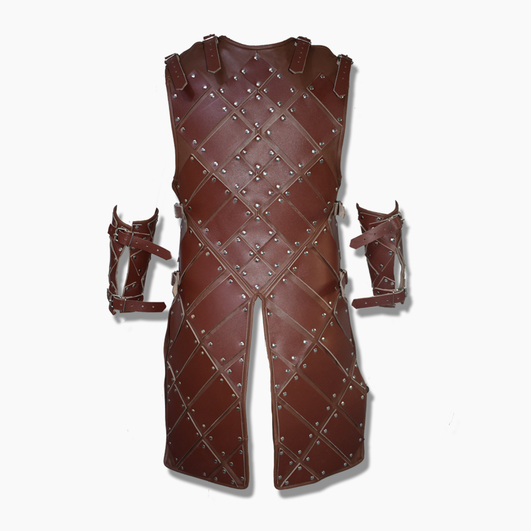 Khal Brown Leather Armor with Bracers