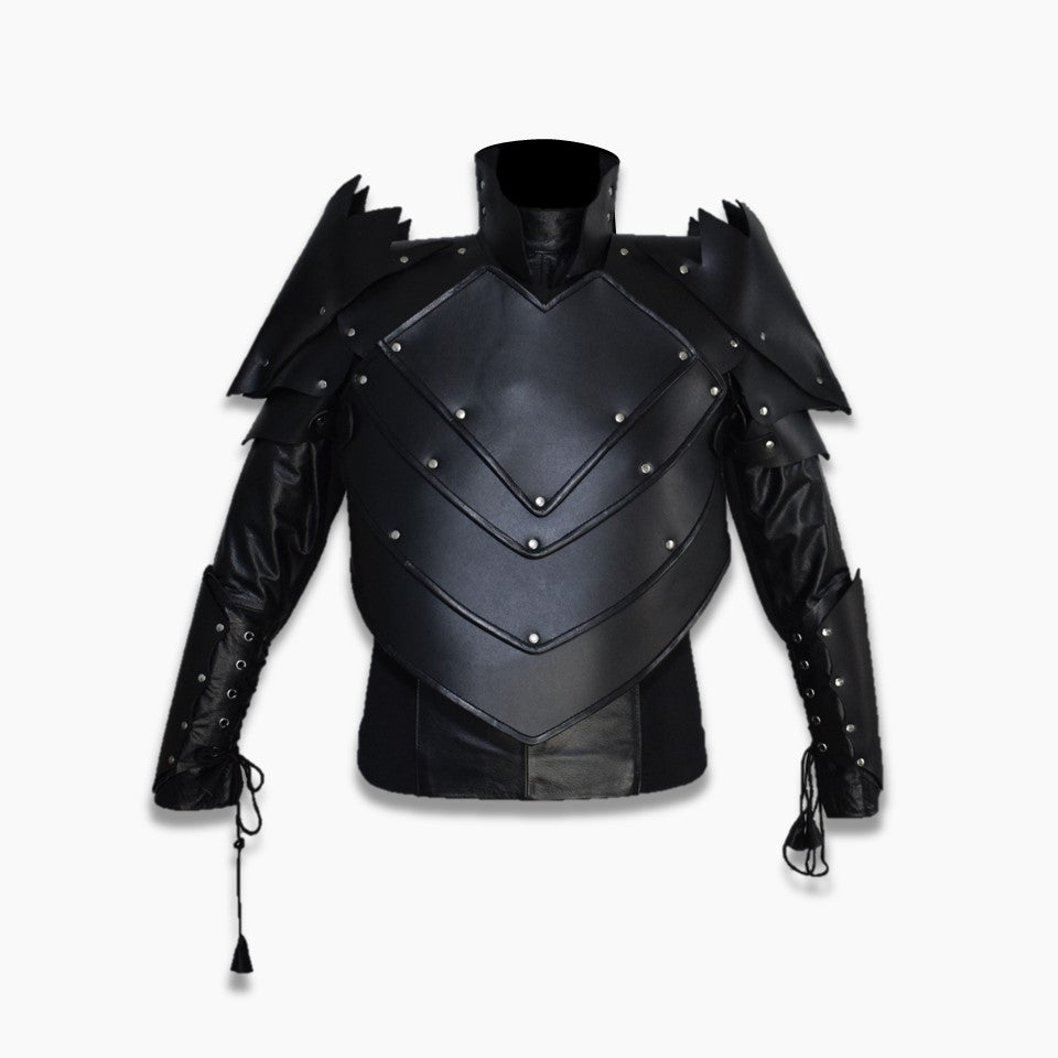 David Black Leather LARP Armor