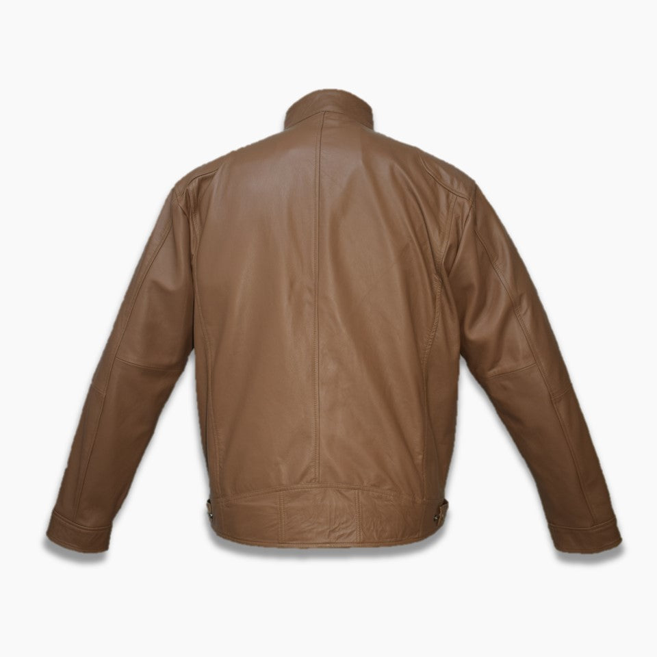 brown leather jacket mens