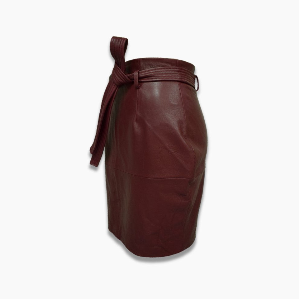 leather skirt for woman