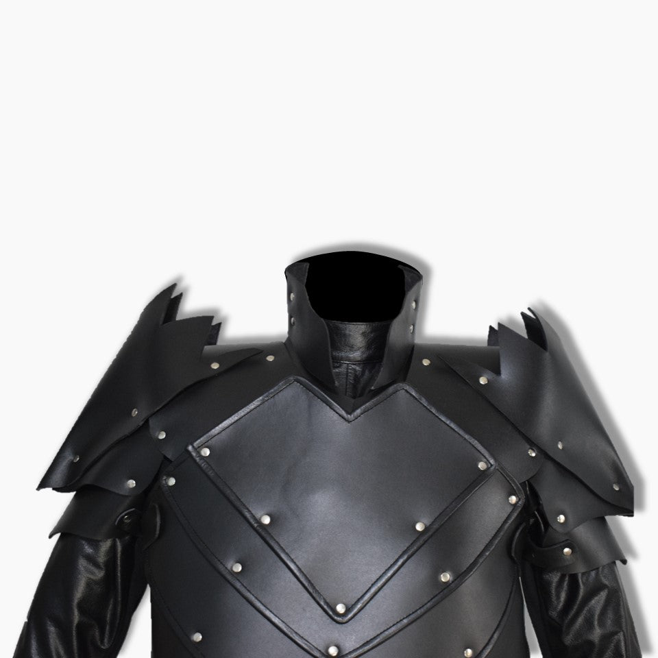 David Black Leather LARP Armor