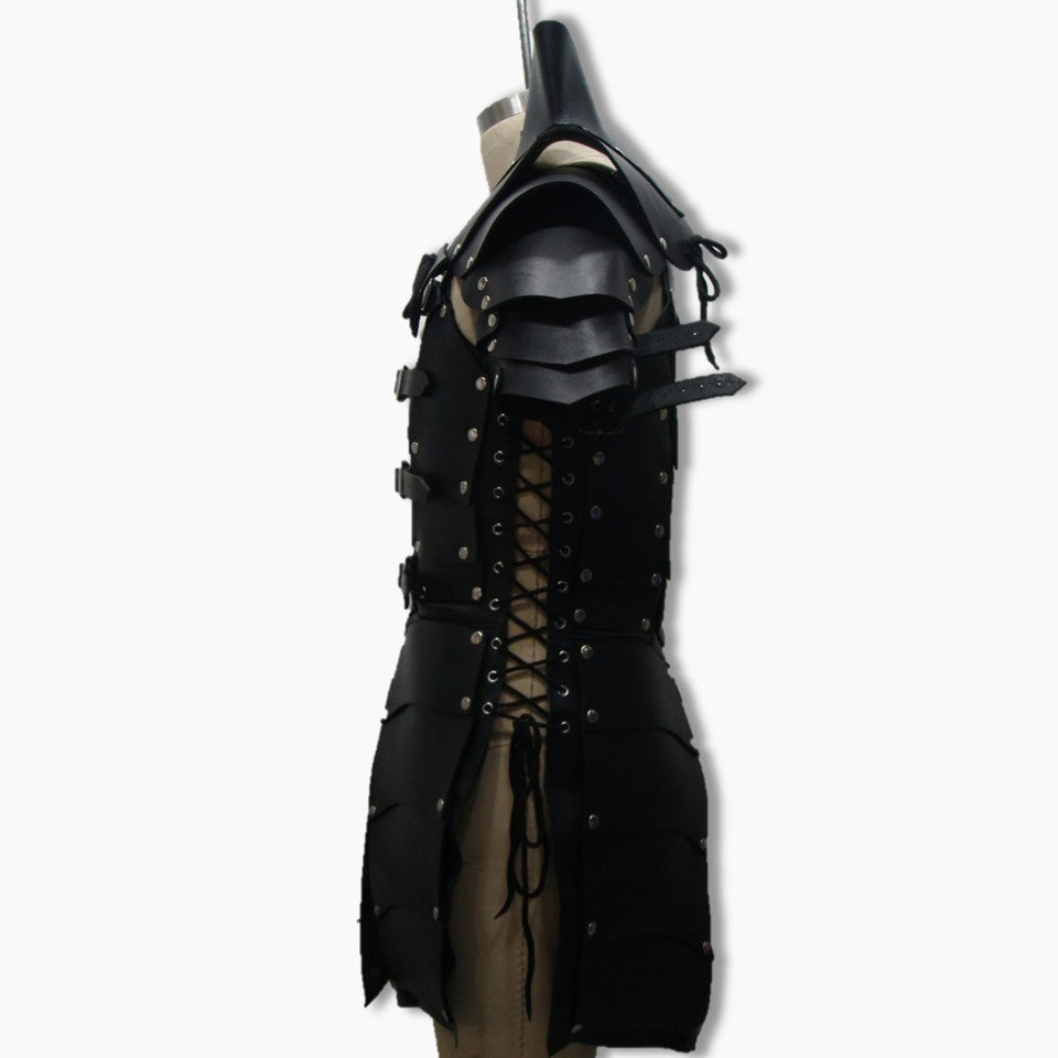 Ironside LARP Black Leather Armor