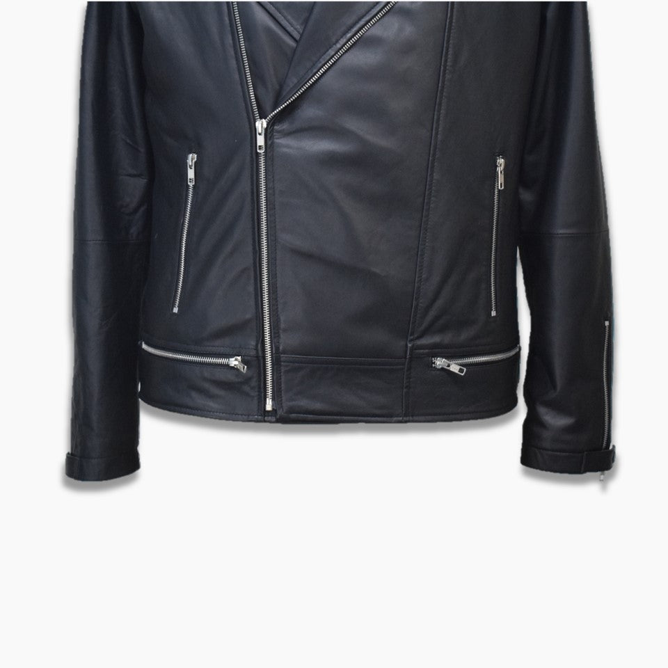 biker style leather jackets for sale