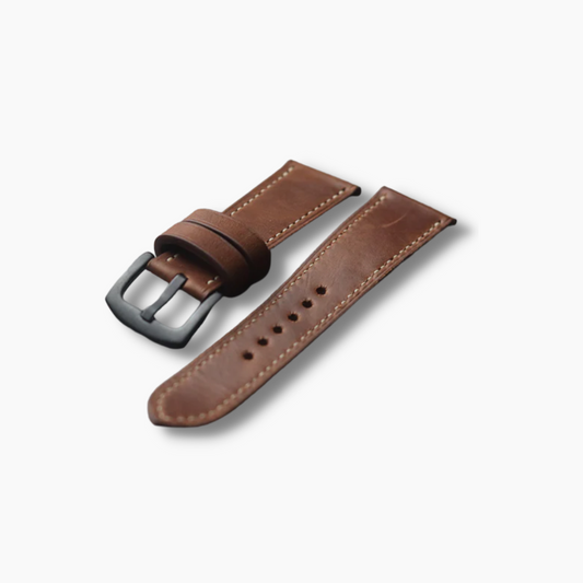 Apple Watch Leather Strap Syrup Brown