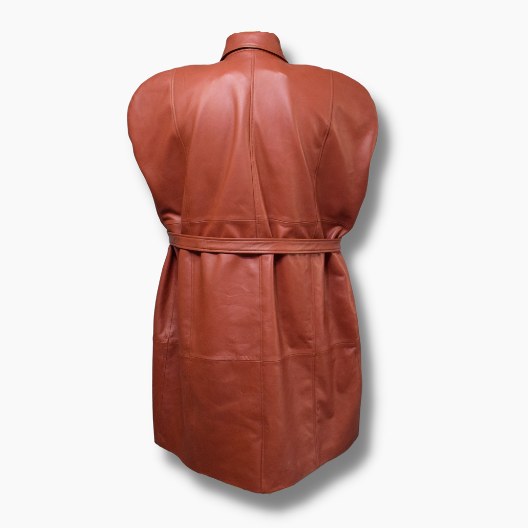 Jennifer Brown Leather Cloak