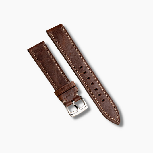20mm 22mm Quick Release Handmade Genuine Leather Watch Strap