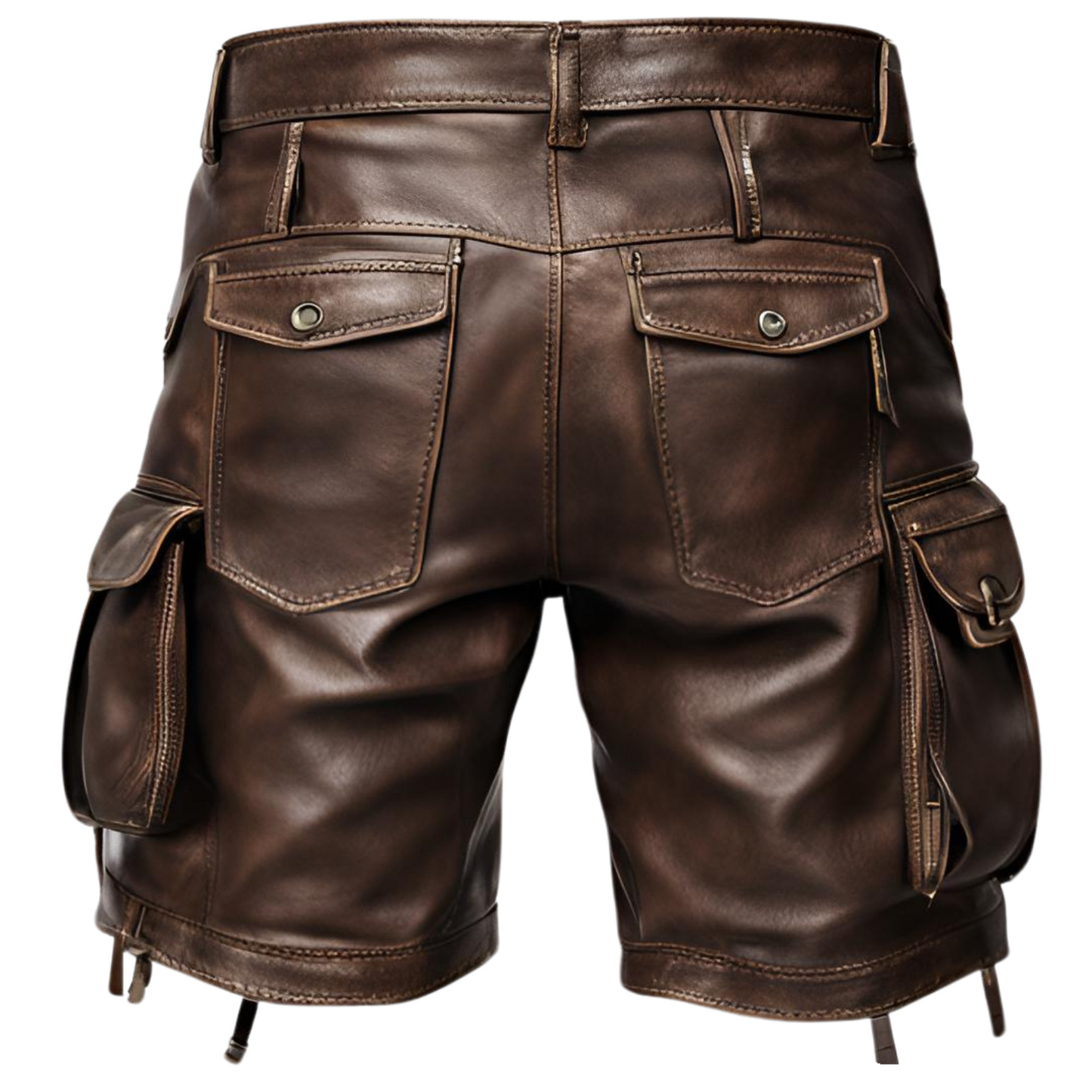 Paul brown Leather Cargo Shorts