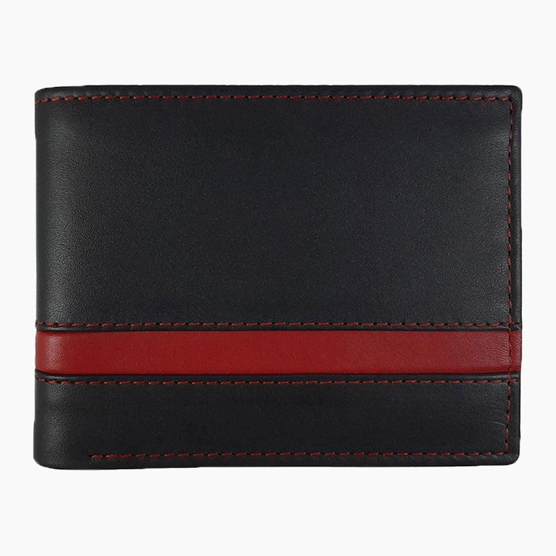 Classic Black & Red Wallet