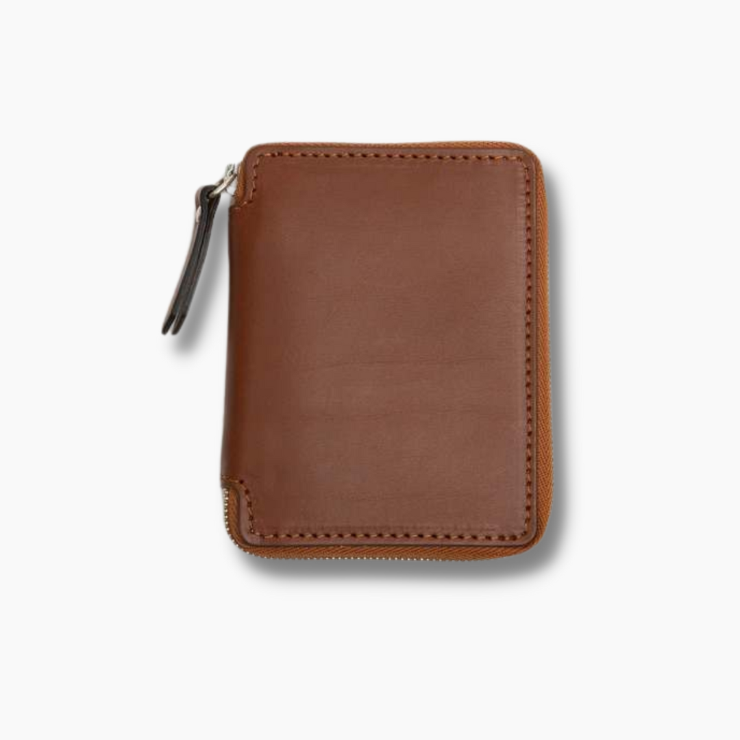 Genuine Leather Small Zipped Wallet/Real Leather Small Zipped Card Holder