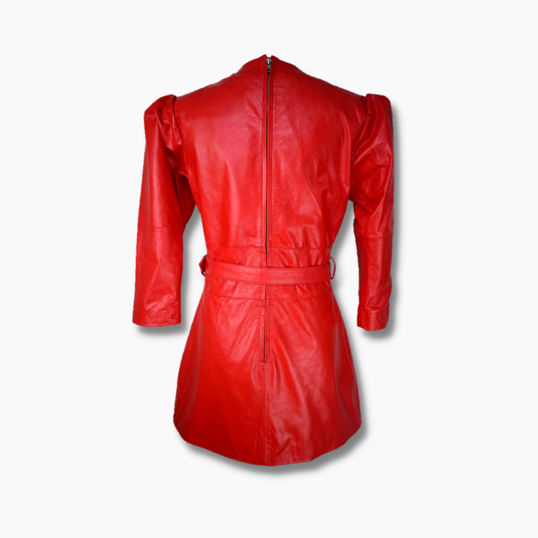 real leather coat for women