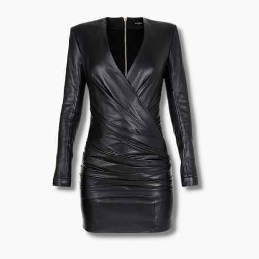 Leather Mini and short dresses for Women
