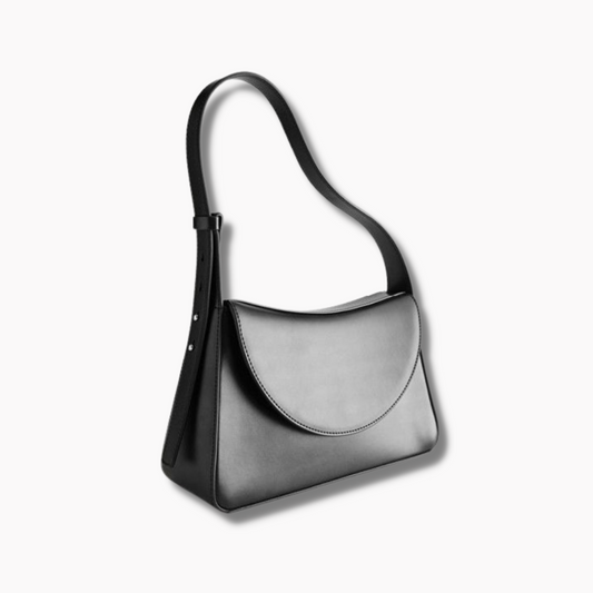 Women's Leather Shoulder bag-Product Black
